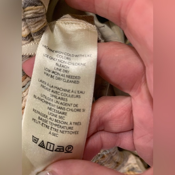 NWOT FP Roaming Shores strapless jumpsuit stripes barrel legs size‎ pocket XS - Picture 12 of 13